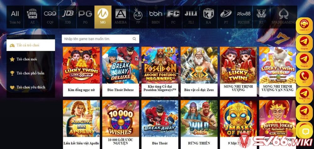 Microgaming chính là một trong những sảnh game nổ hũ chủ đạo của SV66