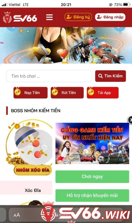 Anh em chọn link tải app SV66 xuống máy