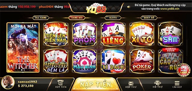 Tham gia trải nghiệm đa dạng thể loại game hot trend tại Yo88